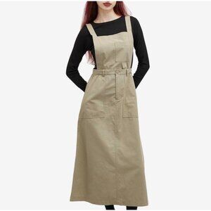 Snow Peak Takibi Ripstop Midi Skirt / Apron Skirt – Light Green (Size 3)